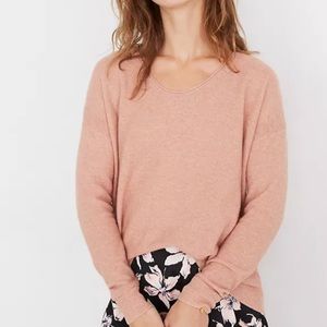 Like New Pink Madewell Kimball Pullover Sweater